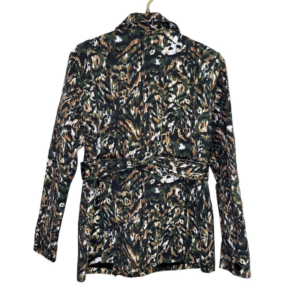 NEW Ted Baker Inniza Printed Cargo Jacket Size 4 - Picture 6 of 14